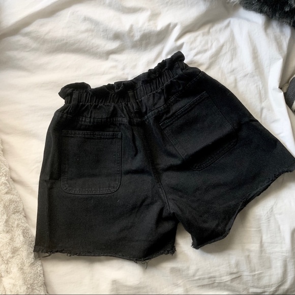 Princess Polly Open Road Denim Paper Bag Shorts - Picture 4 of 9